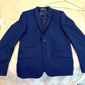 Size 14 skinny boys suit set, worn only once. Great condition
